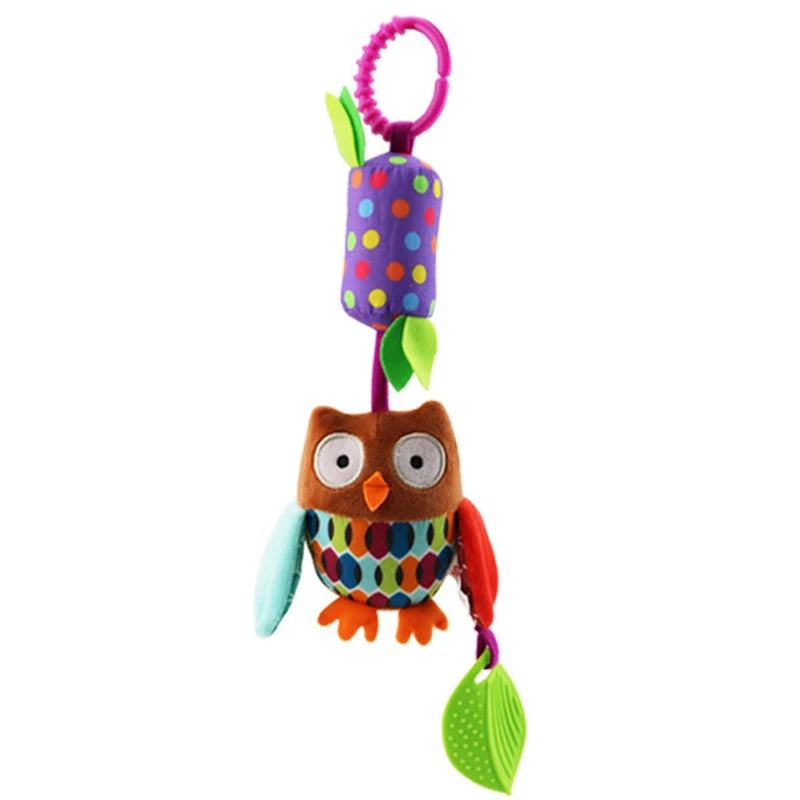 Newborn Baby Plush Stroller Toys Baby Rattles Mobiles Cartoon Animal Hanging Bell Educational Baby Toys 0-12 Months Speelgoed Purest Peak